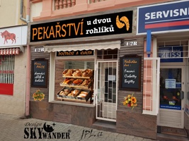 Pekárna U2R návrh průčelí od SKYWANDER